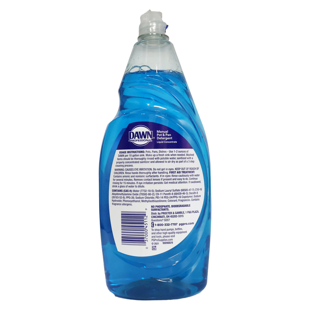 Manual Pot and Pan Dish Detergent, 38 Oz Q4304