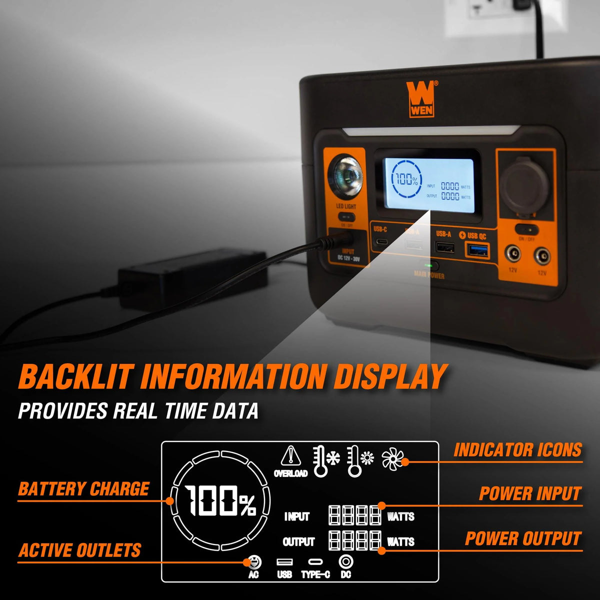 300-Watt Lithium-Ion Power Station and Inverter Generator R22591