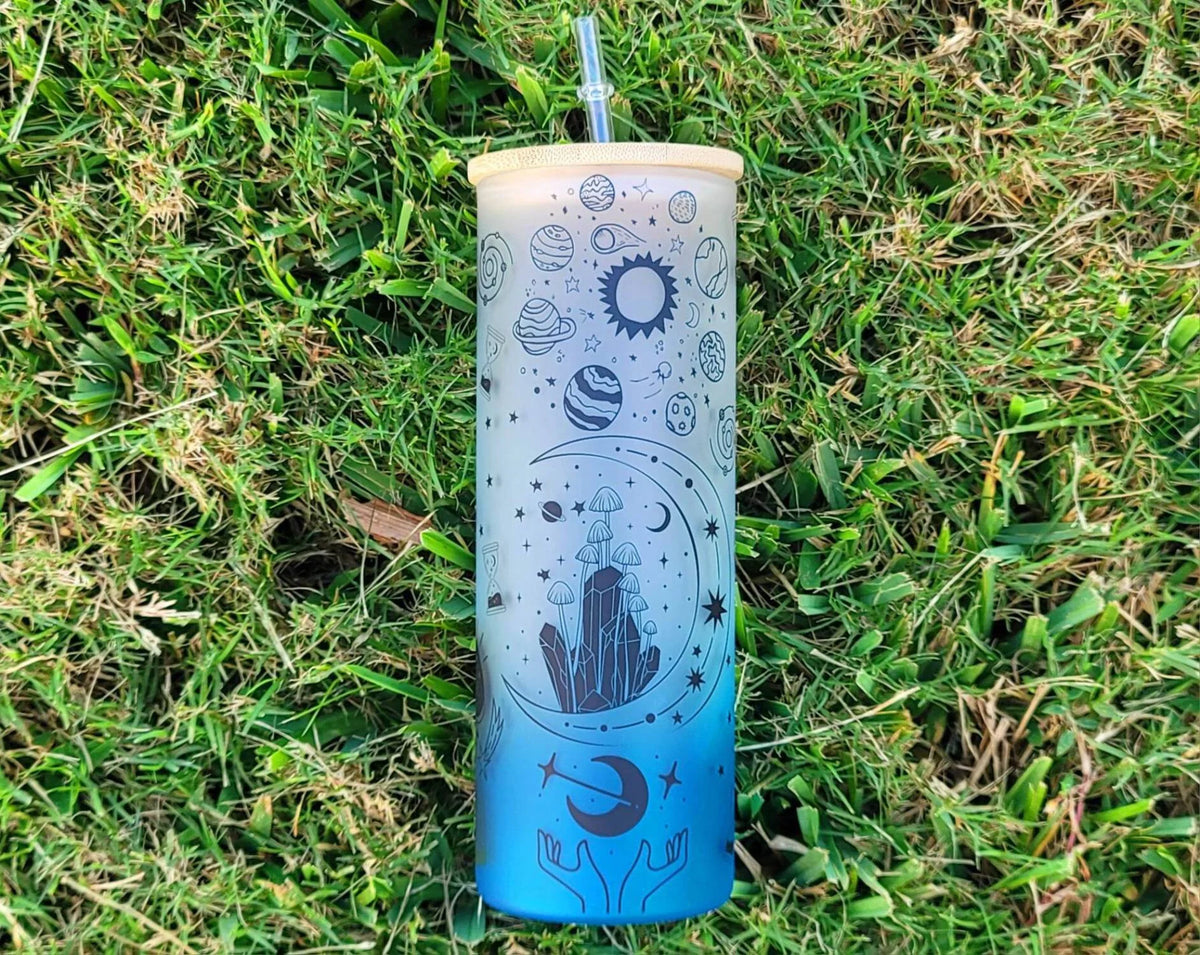 24 oz Mushroom Beer Can Glass R75009