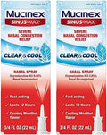 Nasal Decongestant Spray 0.75 oz Pack of 2 O10243