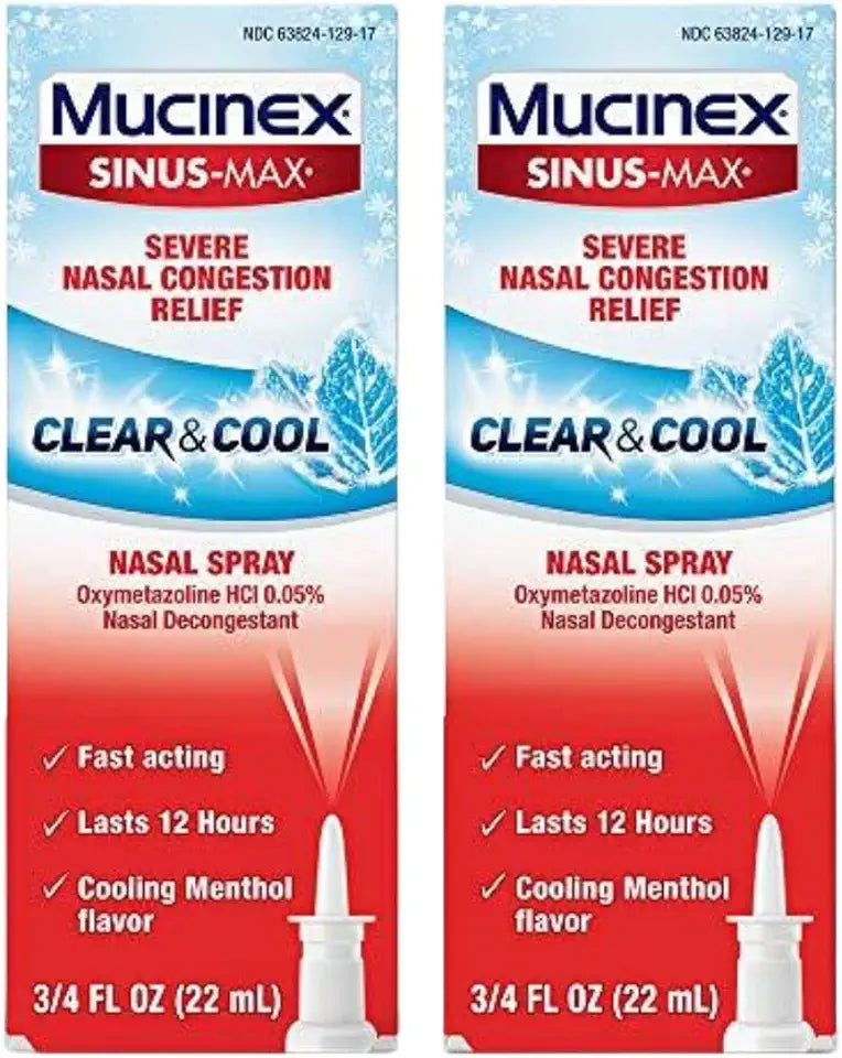 Nasal Decongestant Spray 0.75 oz Pack of 2 O10243