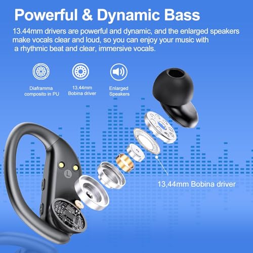 Wireless Bluetooth Earbuds with LED Display IP7 Waterproof K72607