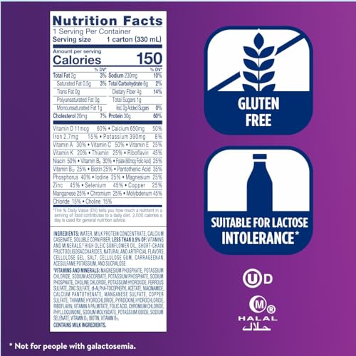 French Vanilla Protein Shake 30g Protein 11 fl oz 12 Pack A594613