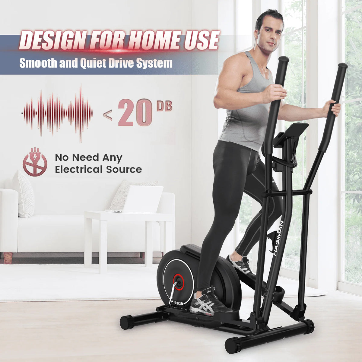 Elliptical Machine with LCD Monitor H494