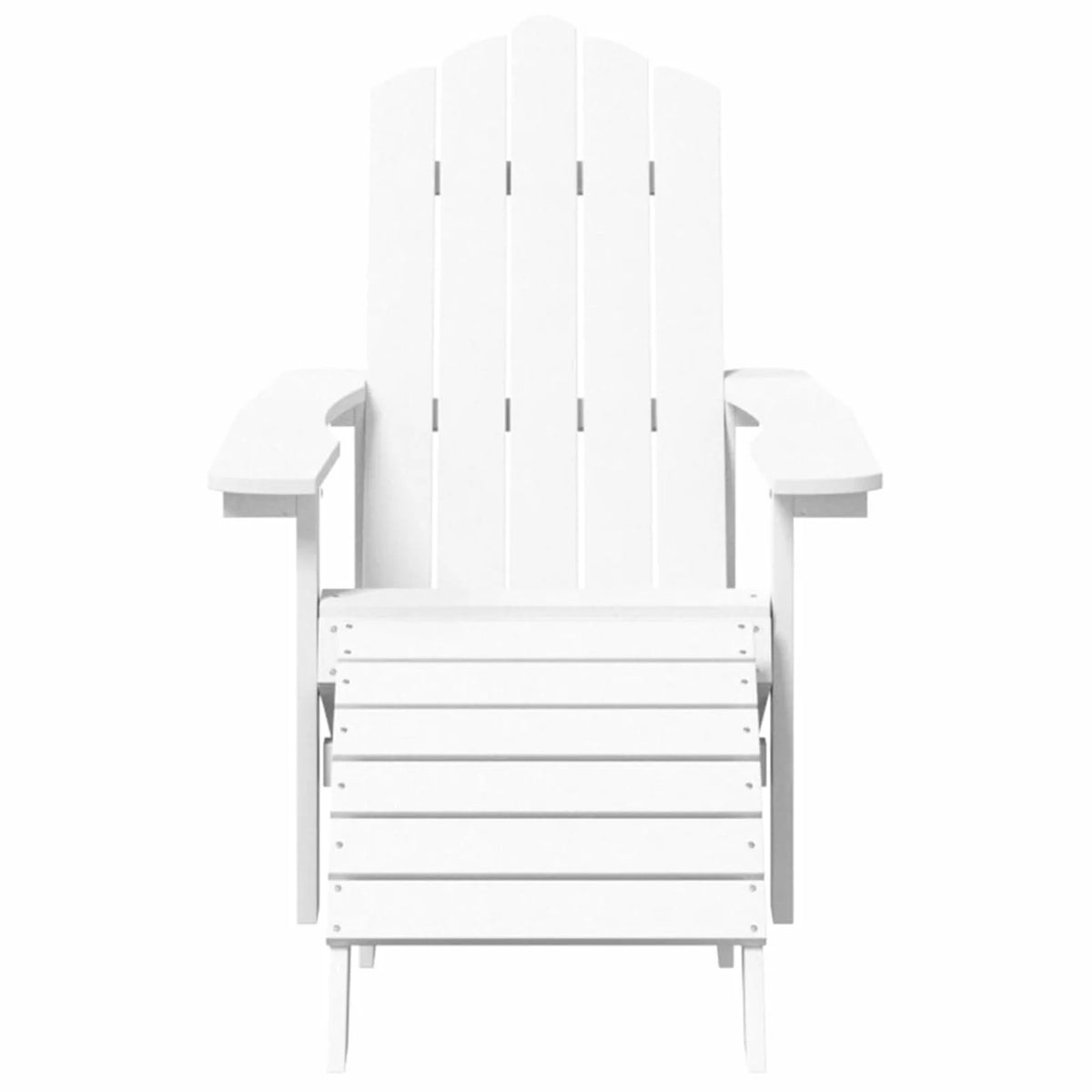 HDPE Outdoor Fire Pit Chair with Footstool A67024