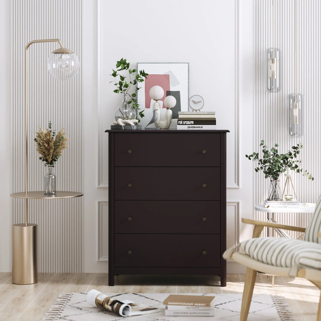 White 4 Drawer Dresser H35539