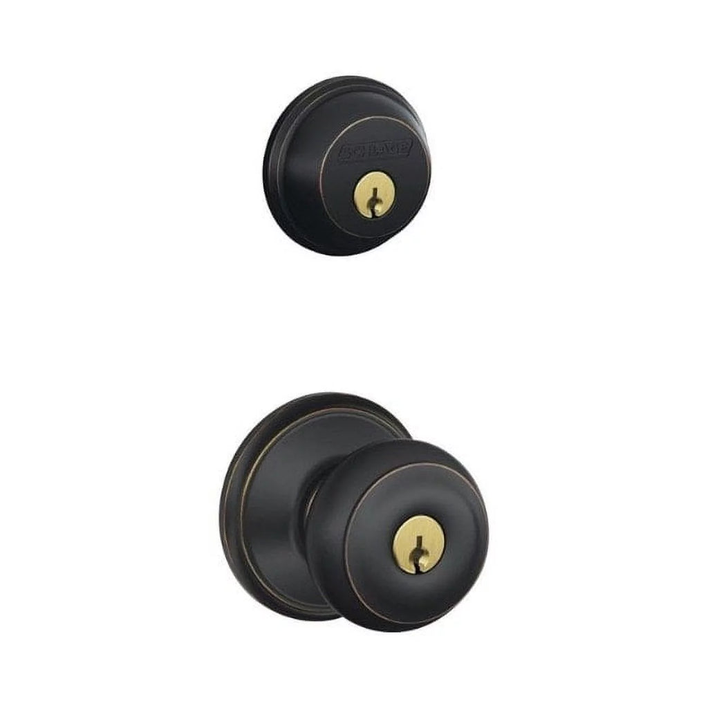 Bronze Entry Deadbolt Lock D1099