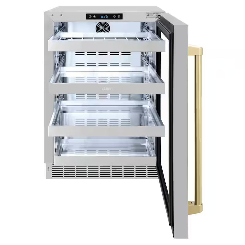 24 in. Single Zone Beverage Fridge with Glass Door L4168