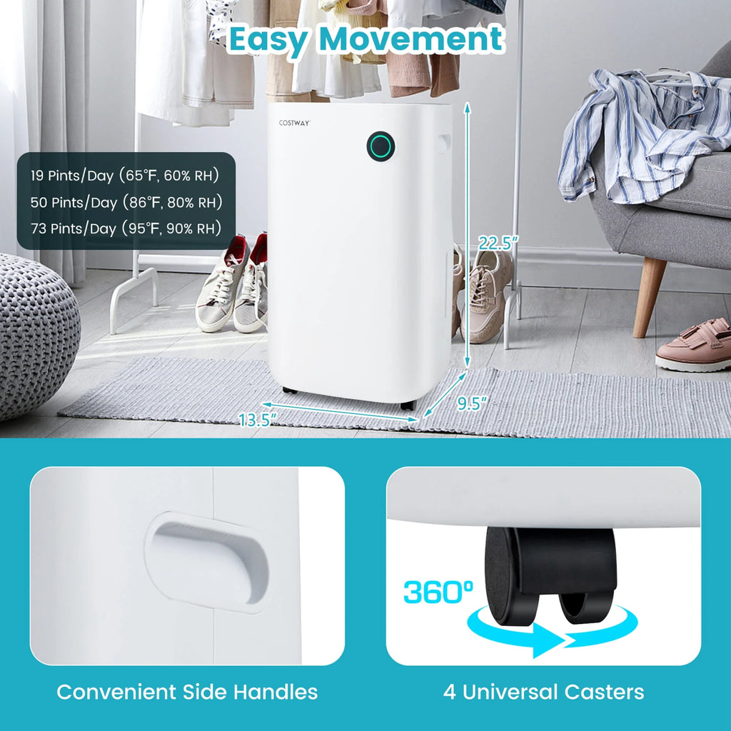 4500 Sq. Ft 73-Pint Dehumidifier with 5 Modes M866409