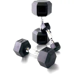 55lb Coated Hex Dumbbell J1593