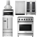 30 Gas Range, Range Hood, Microwave, Refrigerator, Dishwasher, Wine Cooler K61641