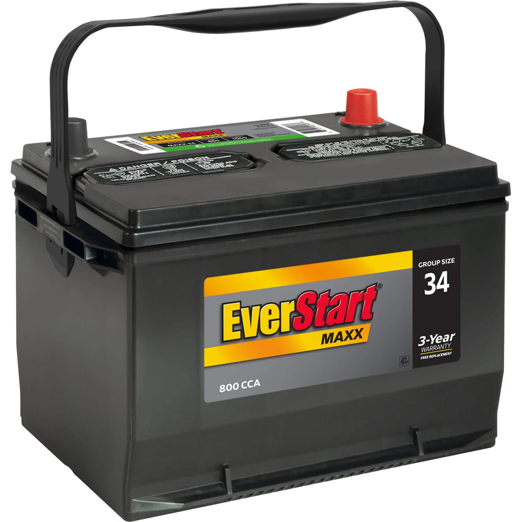 Lead Acid Automotive Battery Group Size 34 12 Volt 800 CCA L2936