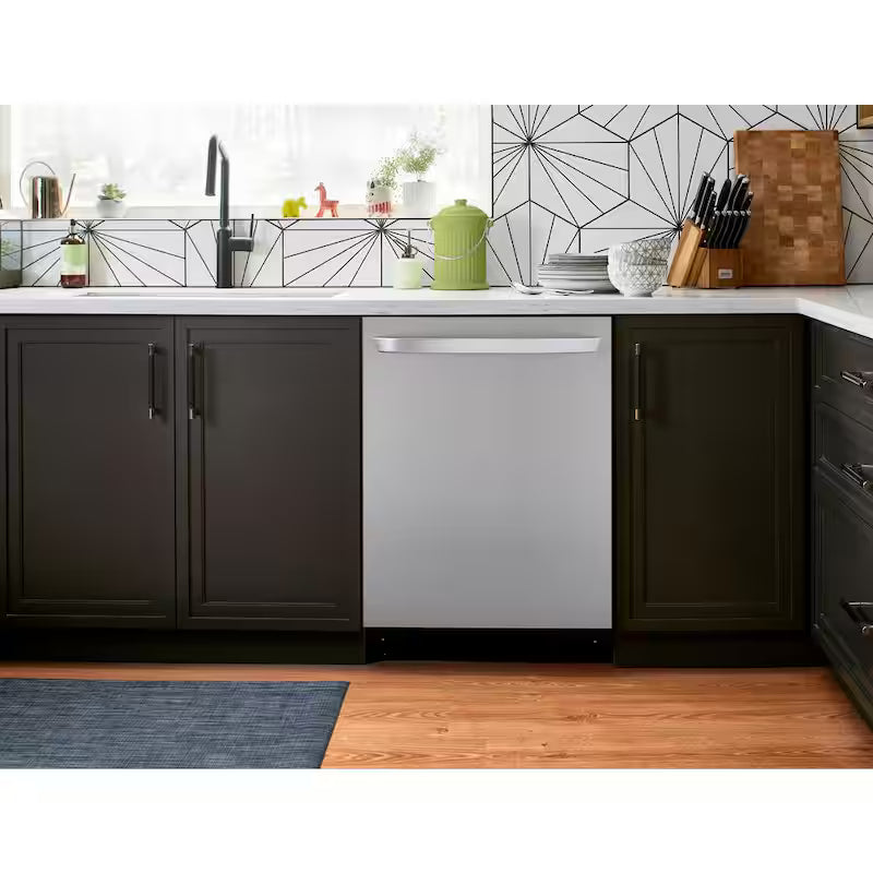 24 in. Smart Wi-Fi Dishwasher with 3rd Rack, Stainless Steel N173006