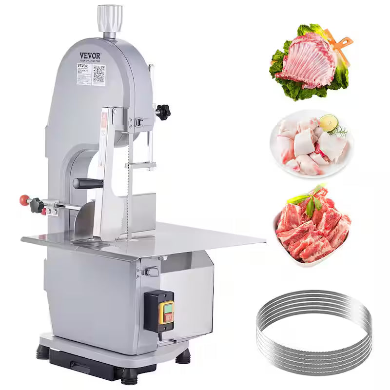 1100-Watts Stainless Steel Meat Bandsaw V9177