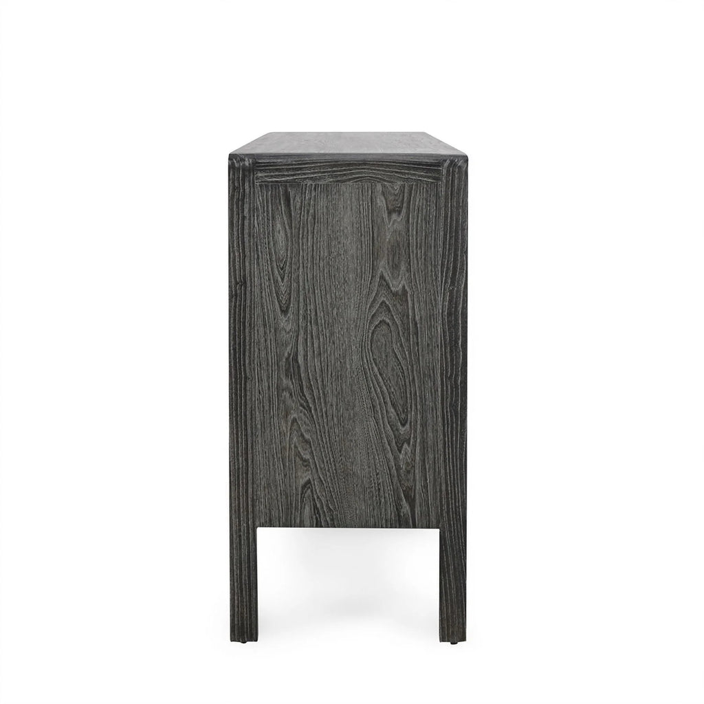 79" Reclaimed Elm Wood 4-Door Sideboard D16967