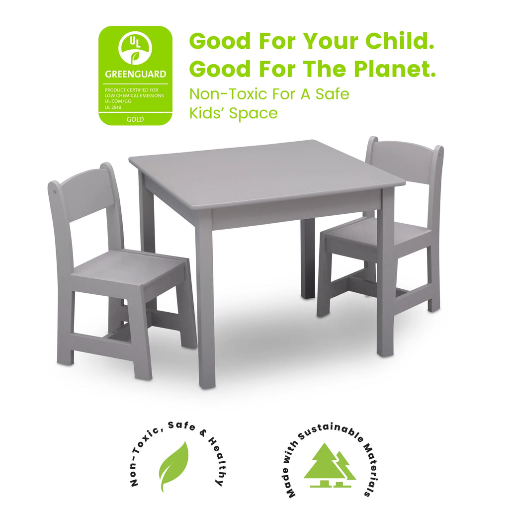 Wood Kids Table and Chair Set (2 Chairs Included) P289121