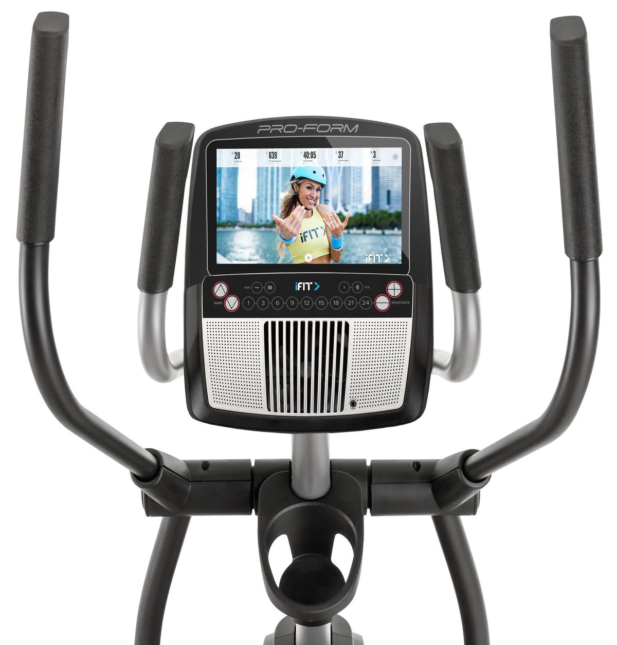 Smart Elliptical Trainer with 10 In. HD Touchscreen S61412